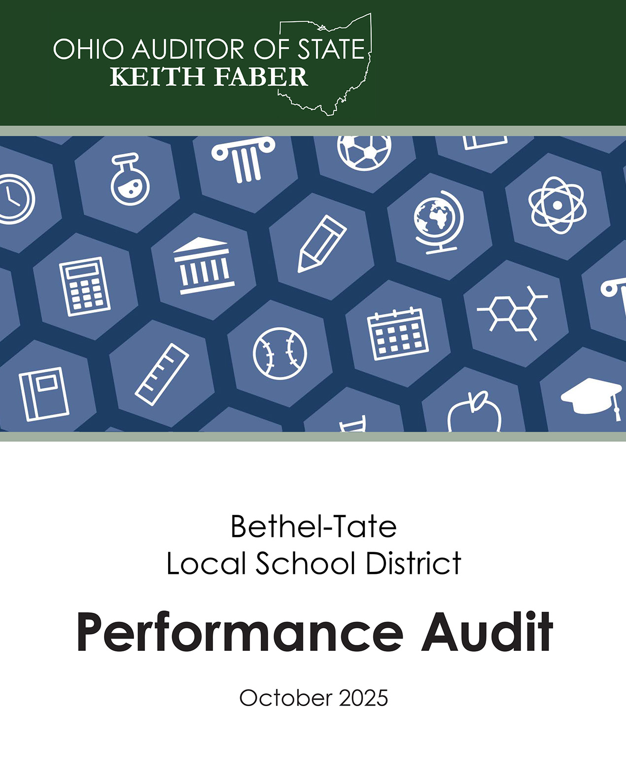 >Bethel-Tate Local School District report cover